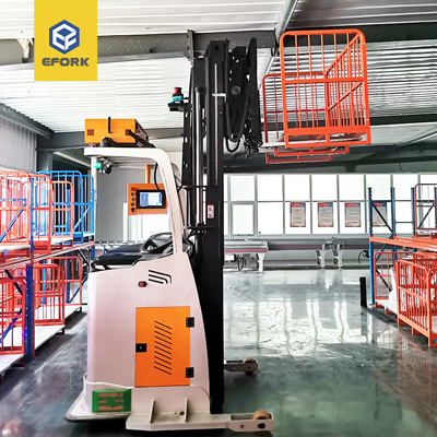 Telescopic forklift AGV solution for textile industry